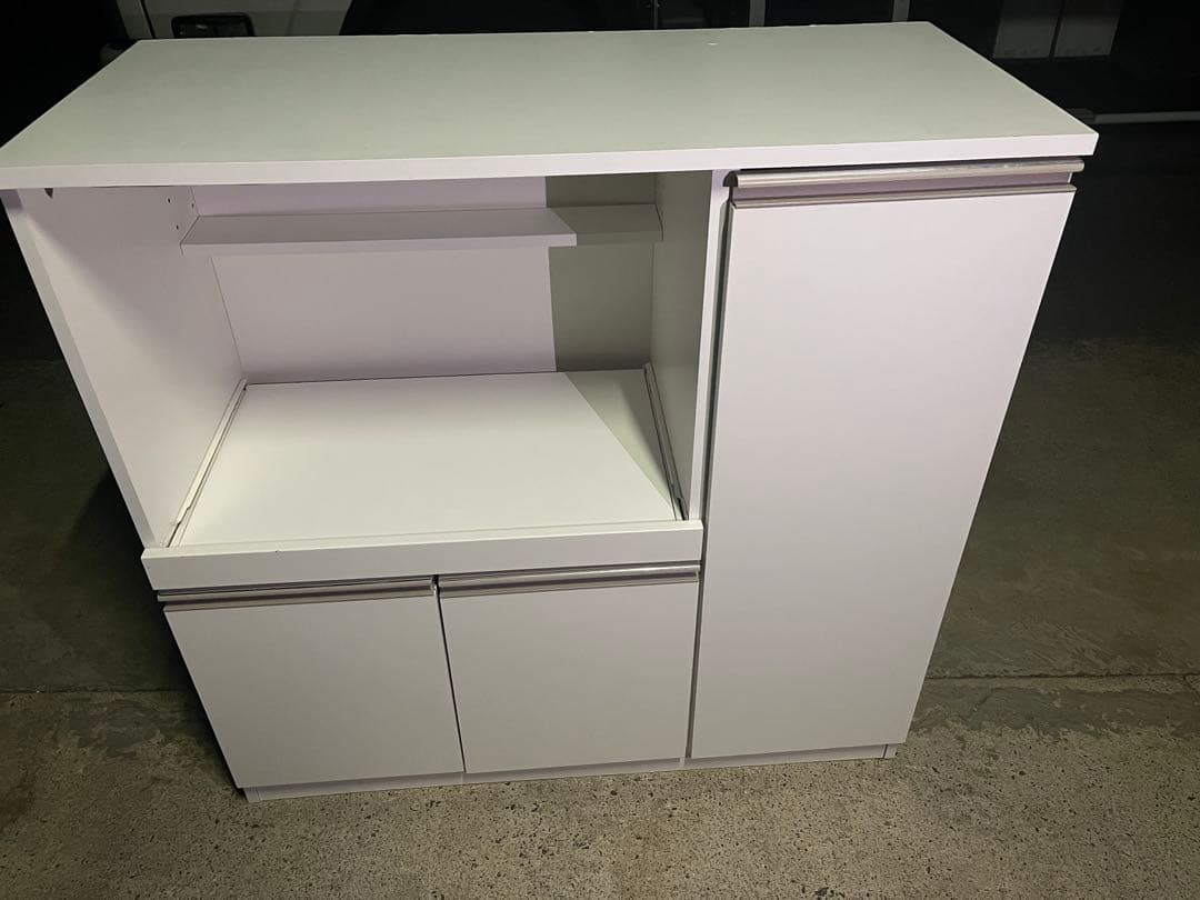 【関東限定】ニトリ レンジ台 フォルムRE9090 ホワイト