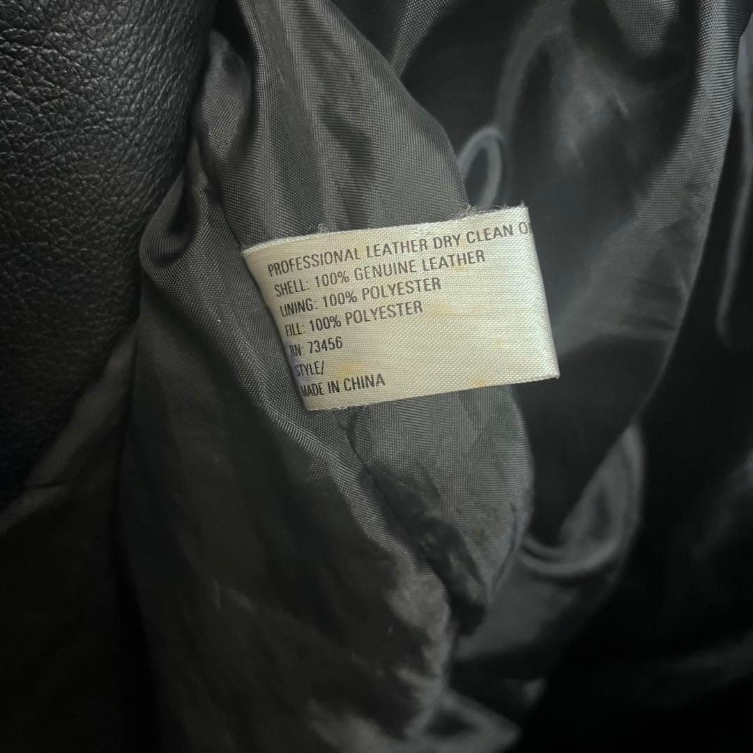 ジャケット・アウター vintage leather long trench coat