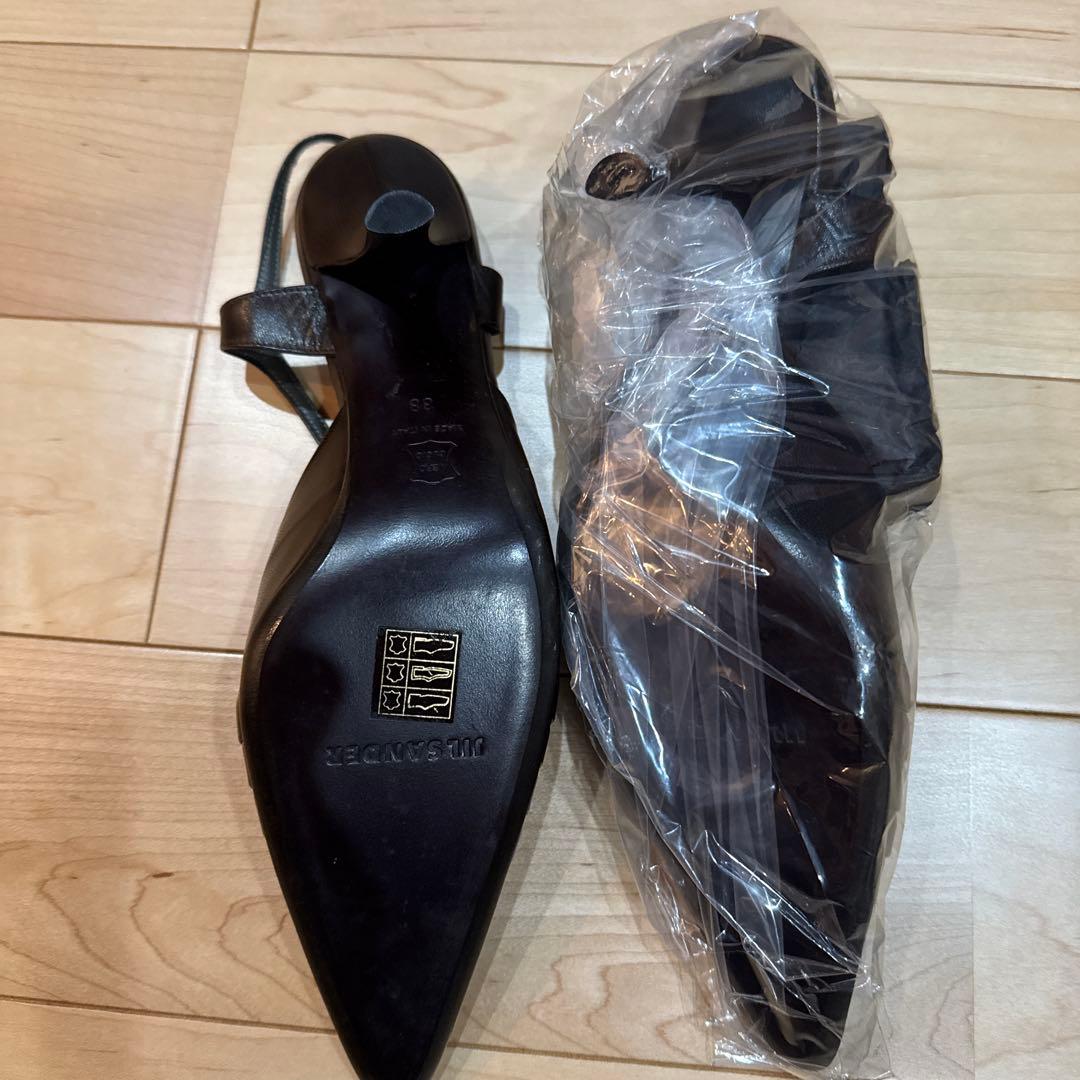 ジルサンダー ポインテッドトゥ ハイヒール