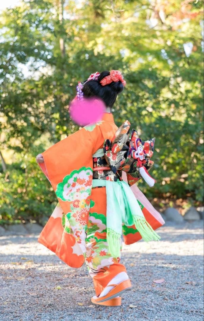 七五三7歳着物・髪飾りセット