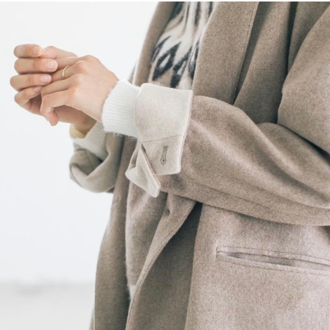 北欧暮らしの道具店　3WAYかろやかチェスターコート　ブラウン