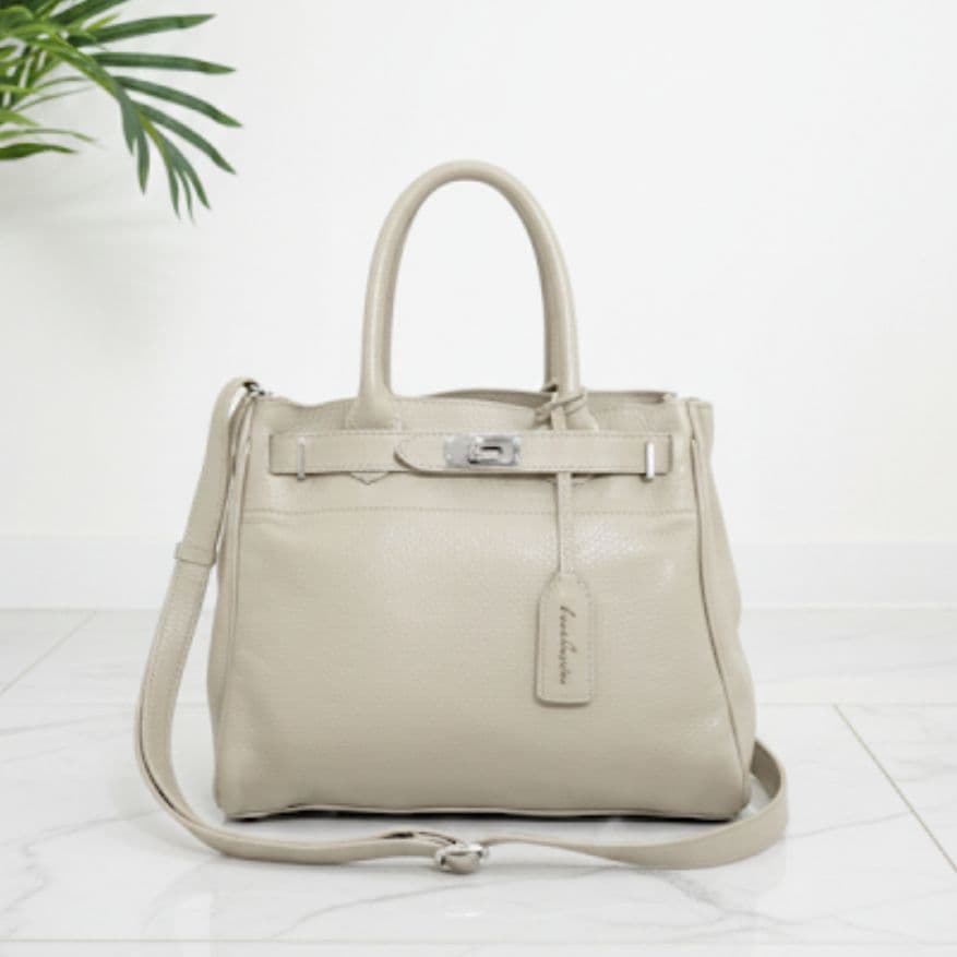 ✨未使用級✨Anne Coquine　クロア付き 2way レザートートバッグ