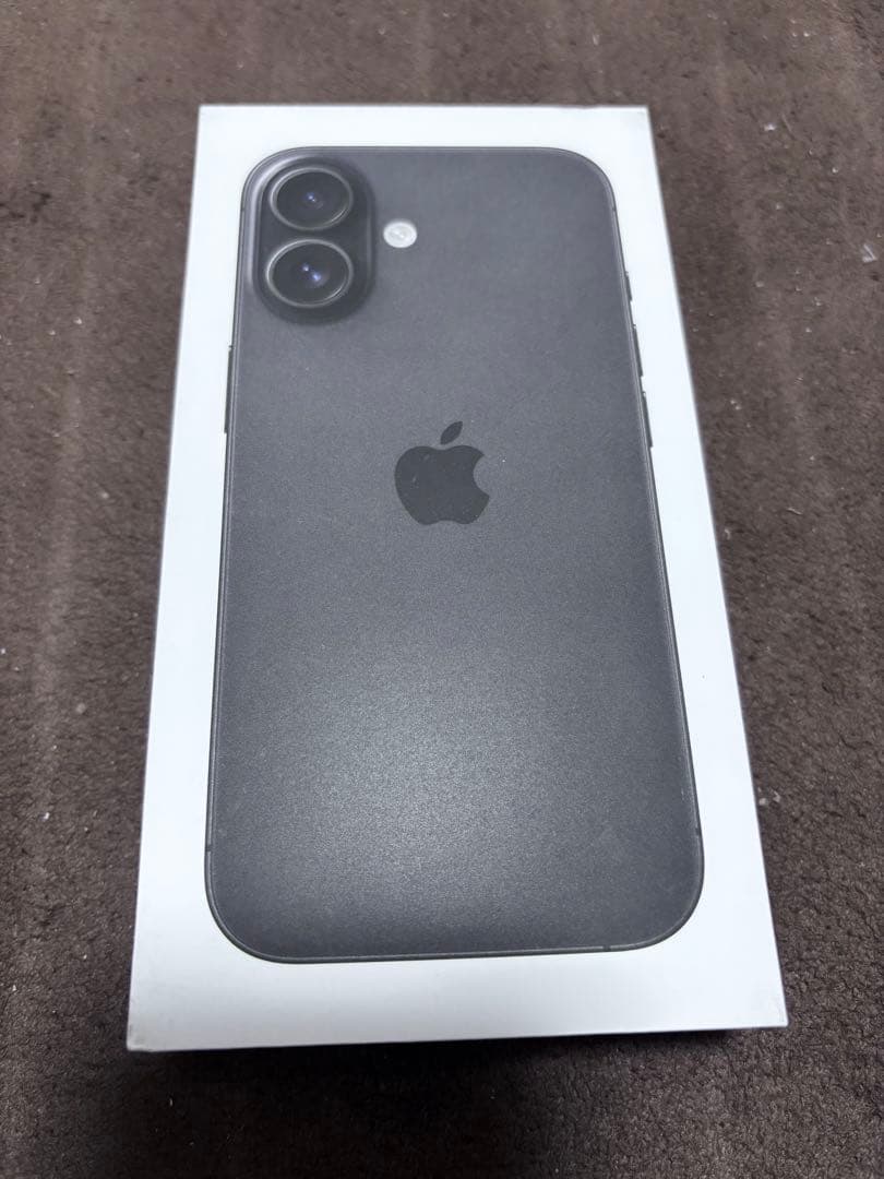 iPhone16 128GB ブラック　開封済未使用