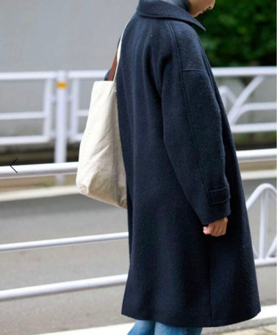 【完売品】FRAMeWORK ウールモヘヤシャギーバルカラーコート
