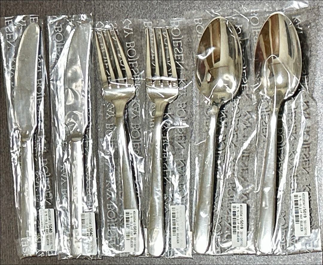 【新品】Kay Bojesen カトラリーセット Grand Prix ミラー