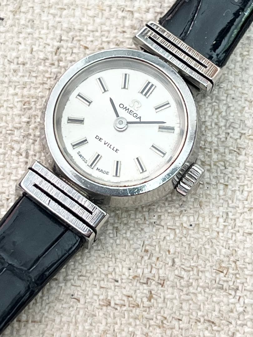 OMEGA deville 手巻 レディース ヴィンテージ SS 不動
