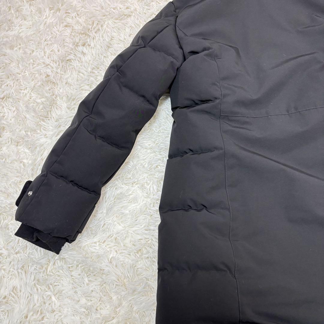 美品　ZARA ロング　コート　ダウン　黒　ファー
