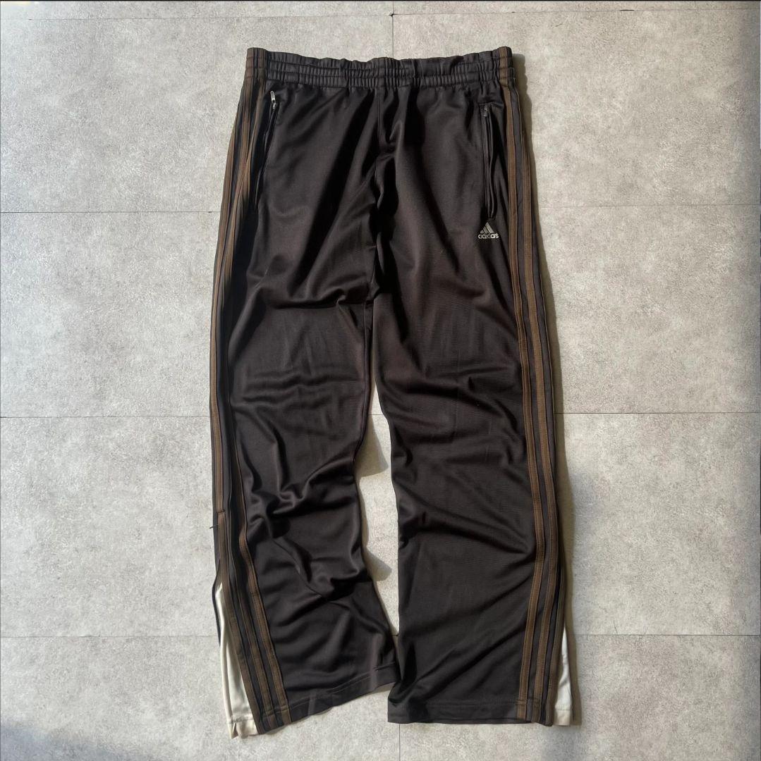 パンツ adidas side zip flare design track pants