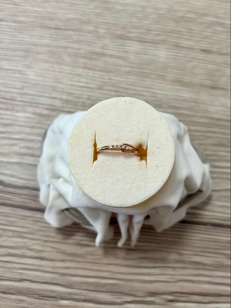 Vandome Aoyama K10ピンクゴールド 薬指 リング