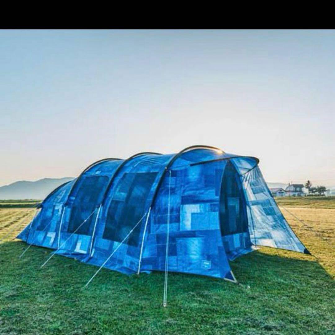 コールマン　インディゴレーベル　タープ付き