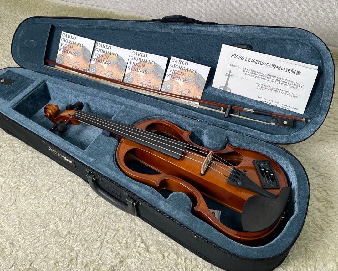 Carlo giordano エレキバイオリン EV-202