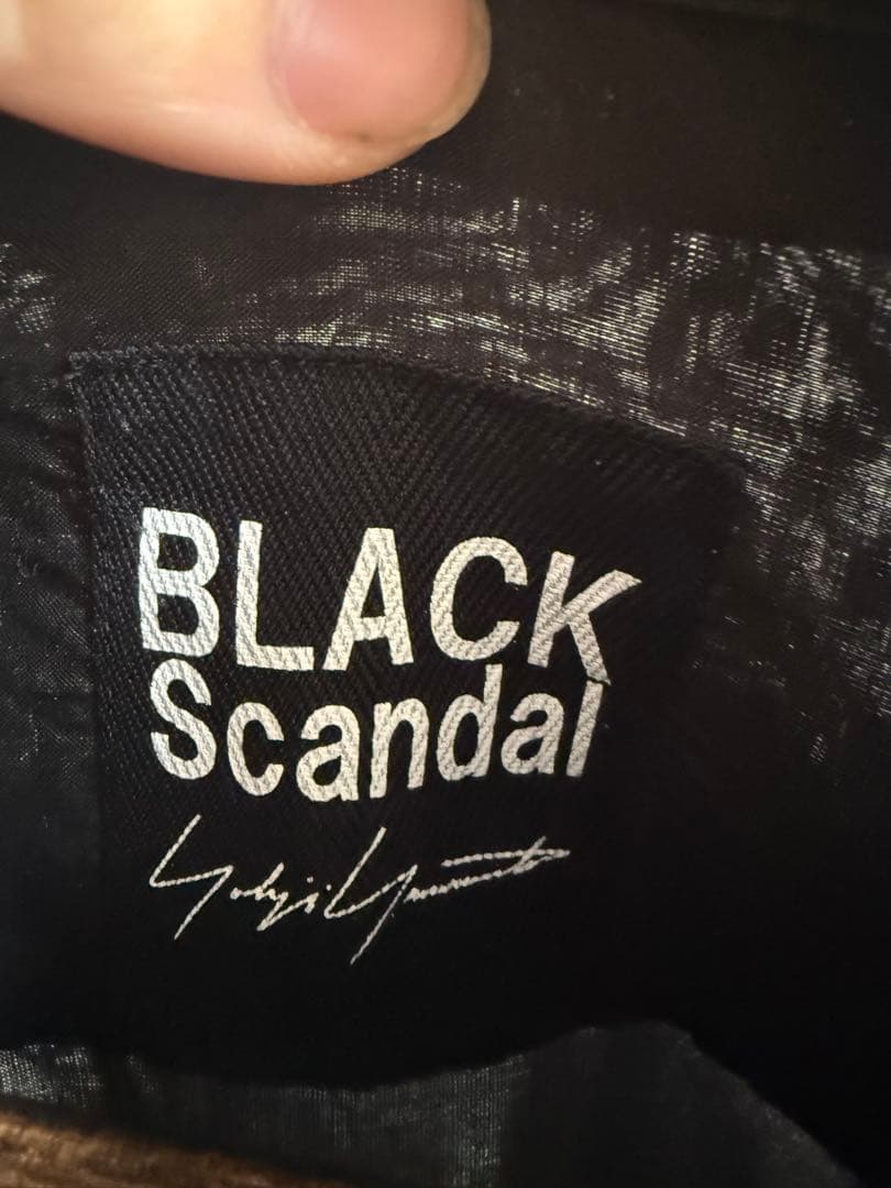 yohji yamamoto 血染め猫　BLACK Scandal