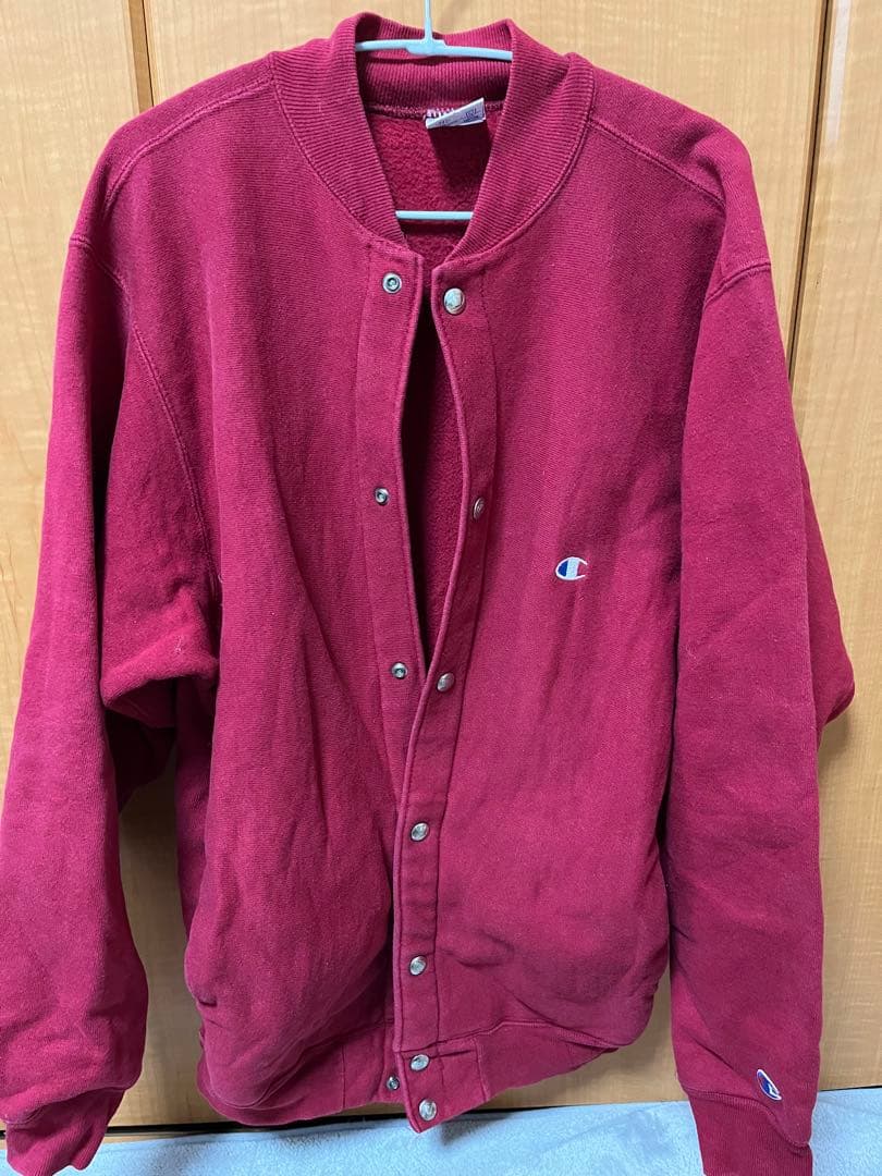 champion reverse weave スナップカーディガン　90s