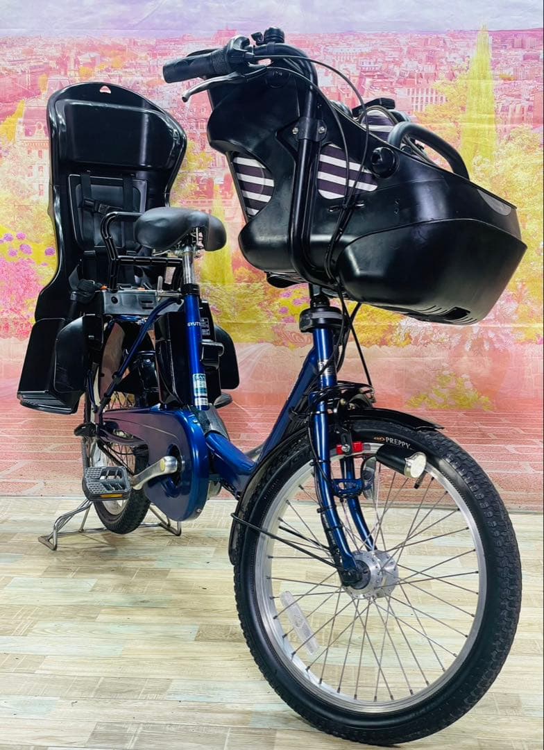 ZK3363 [大容量13.2Ah]電動自転車パナソニック 子供乗せ 20インチ