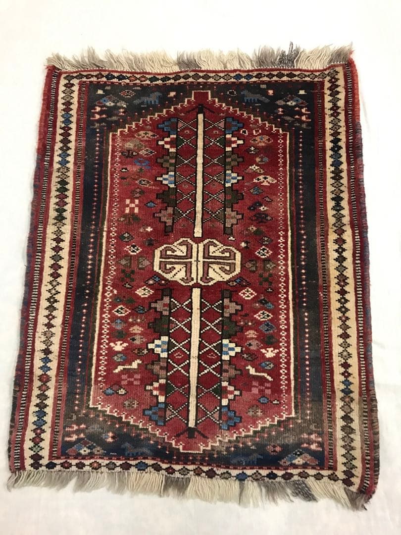 ペルシャ手織り絨毯　ビンテージ