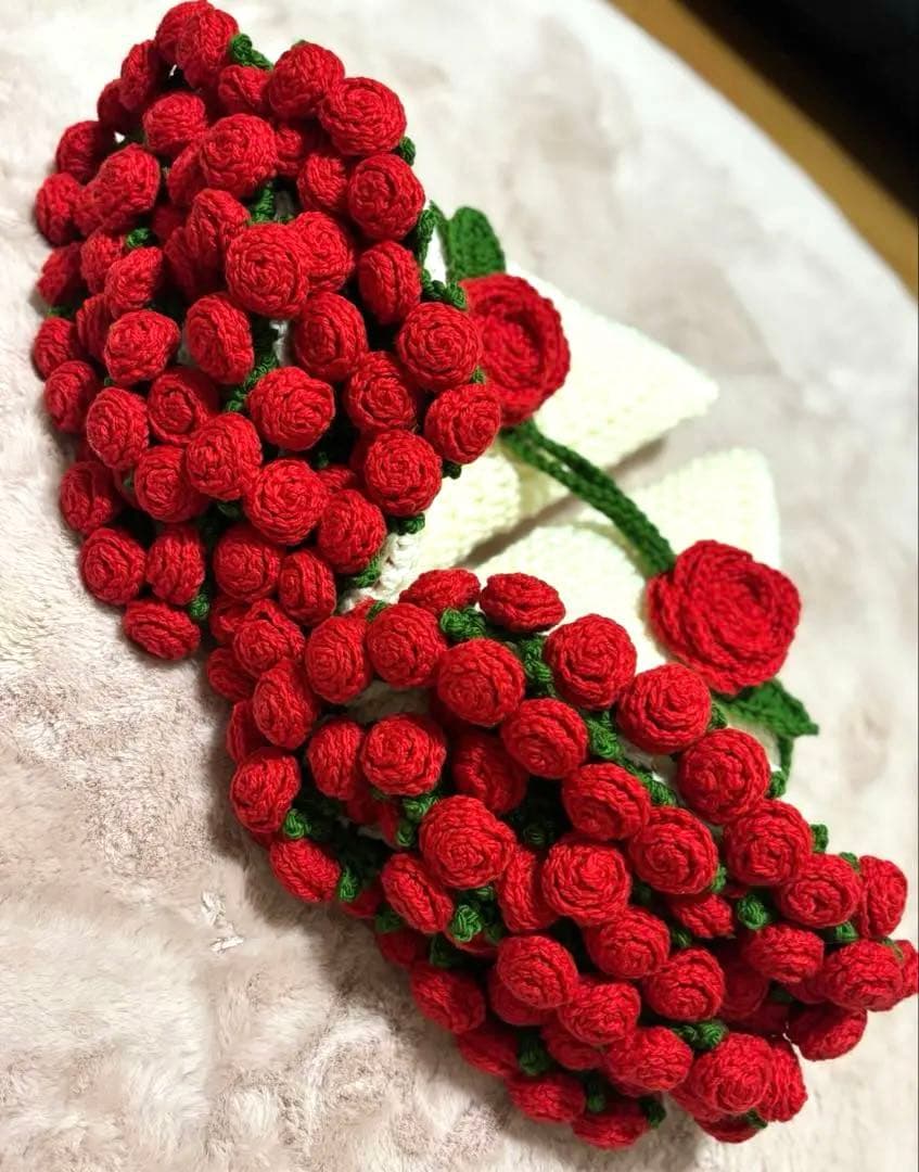 花束ブランケット　フラワーブランケット