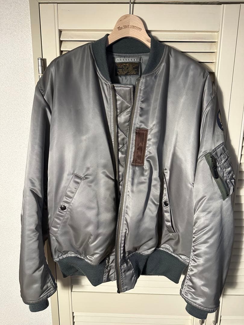 極美品 現行リアルマッコイズ TYPE MA-1 J-8279 / DECAL