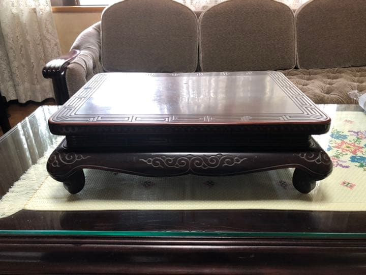 花台　象嵌　アンティークコレクション❶ レトロ　中古　rアンティーク・レトロ