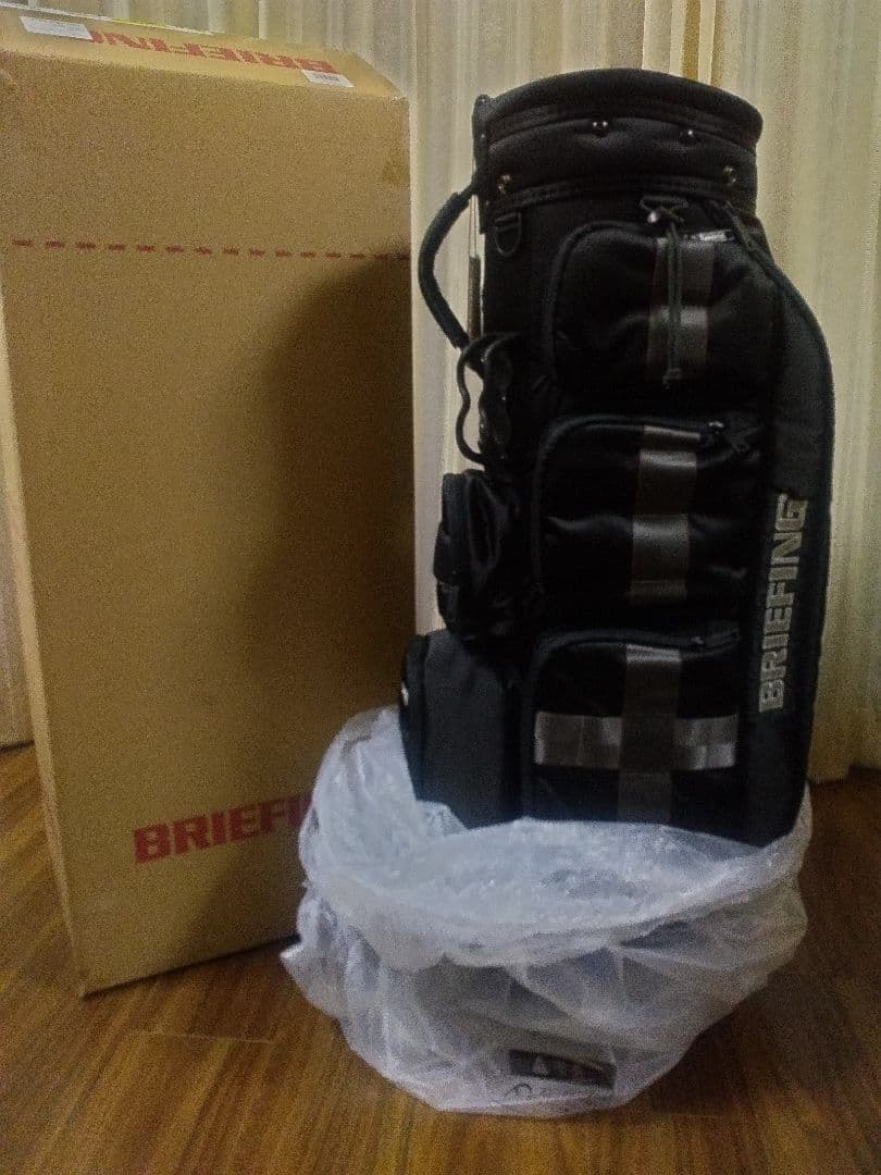 新品　BRIEFING キャディバッグ CR-6 ブラックスティール　限定カラー