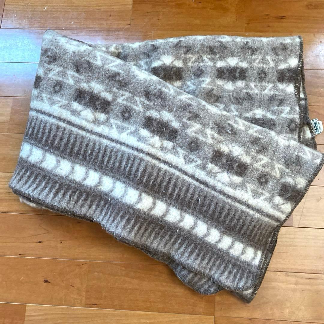 エルエルビーン　ブランケット　ヴィンテージ