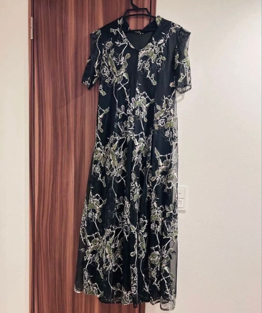 ワンピース 2WAY WILD ROSE CANVAS ART DRESS