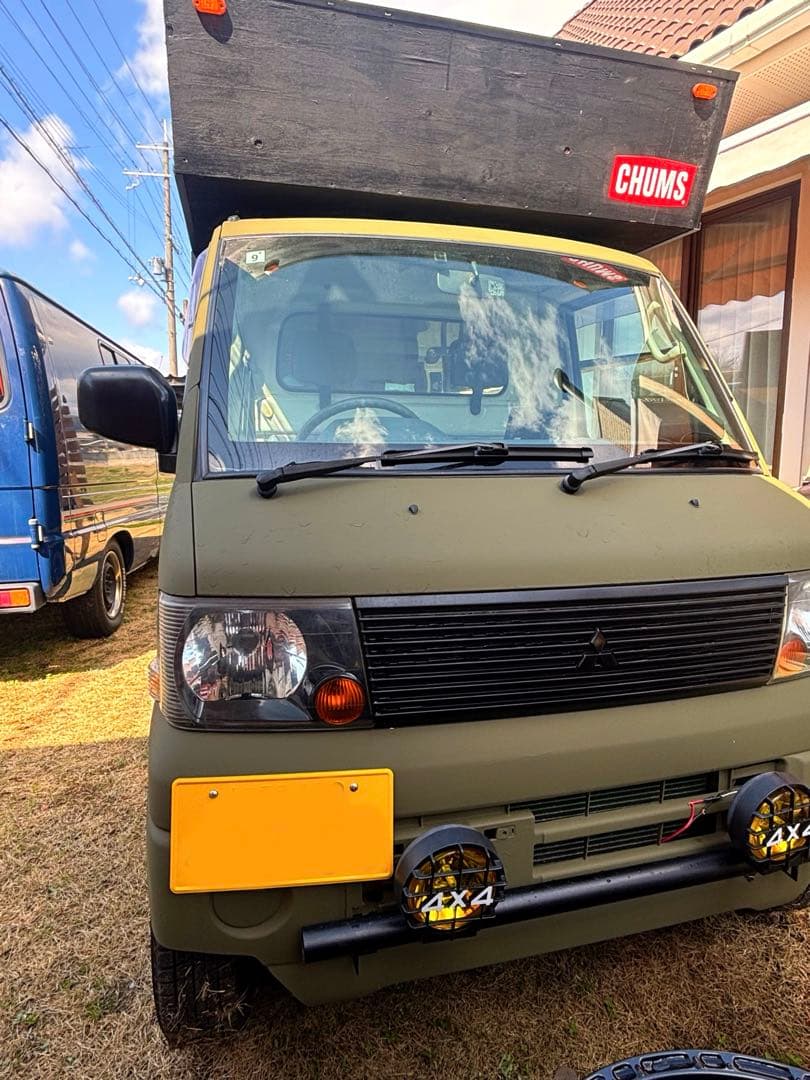 エンジンリフレッシュ済トラキャン5速マニュアル4WD移動販売車キッチンカー軽トラ