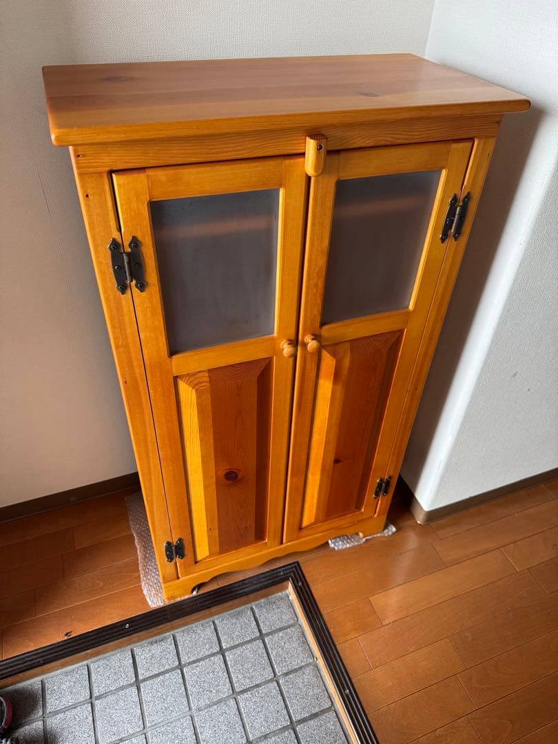 ☆ナチュラルウッド二重扉収納