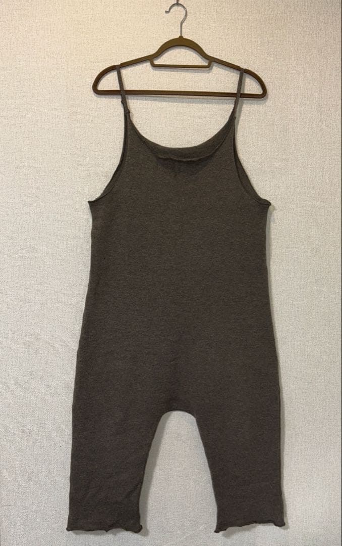 R & D.M.Co- オールドマンズテーラー ニット オーバーオール サルエル