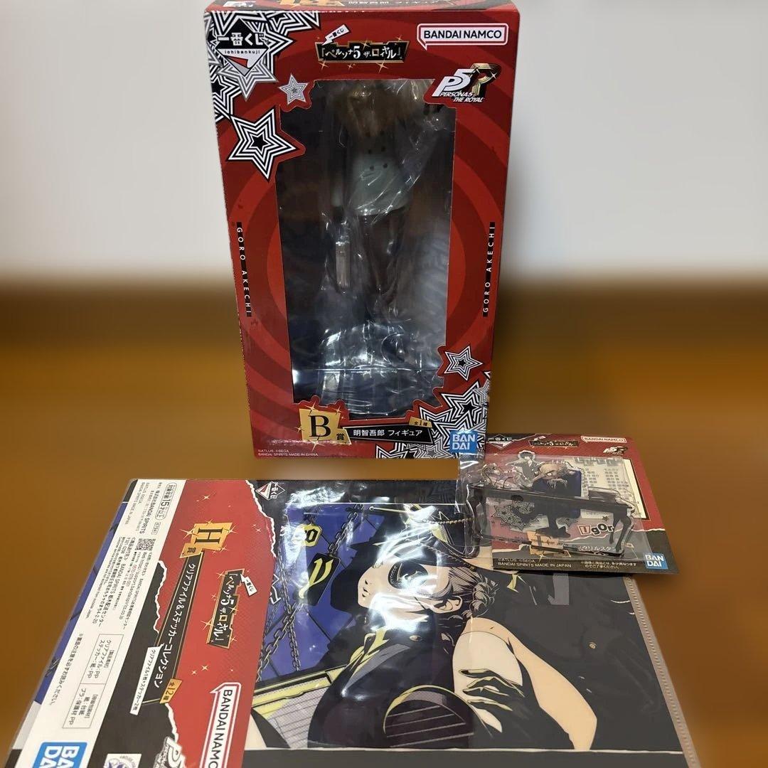 【未開封】一番くじ 『ペルソナ５ ザ・ロイヤル』B賞 明智吾郎　おまけ