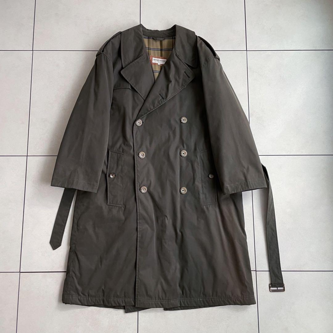 【GIORGIO ARMANI】ビンテージ トレンチ コート ベルト付き