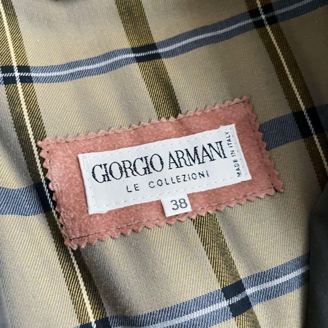 【GIORGIO ARMANI】ビンテージ トレンチ コート ベルト付き