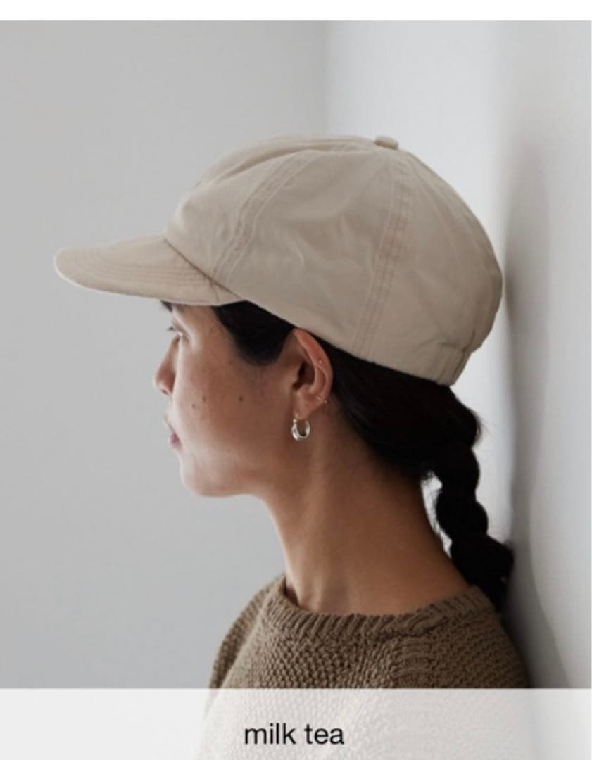 ユーモレスク humoresque キャップ　オフホワイト