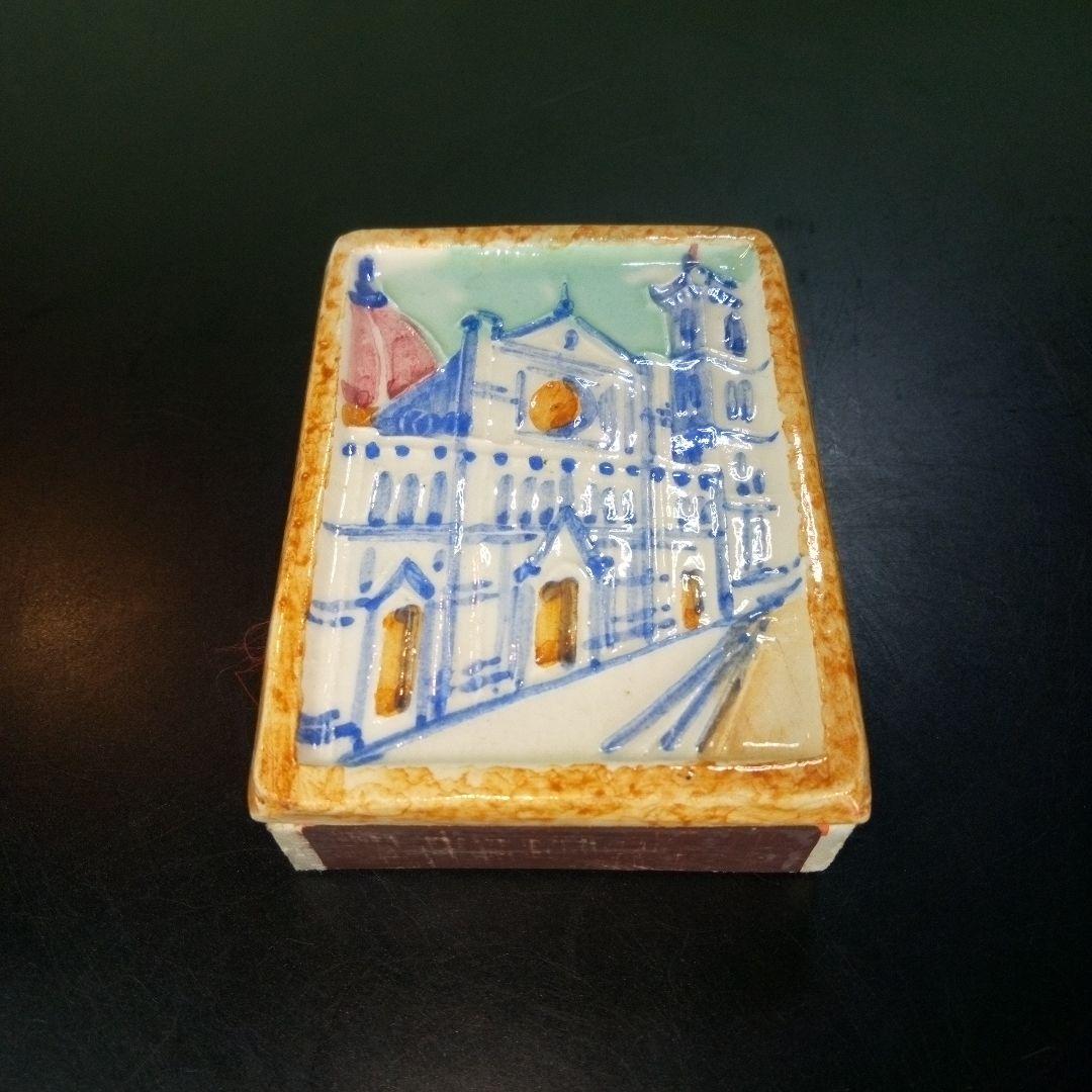 サンタ・マリア・デル・フィオーレ大聖堂をモチーフにしたと思われるマッチ箱　レトロ