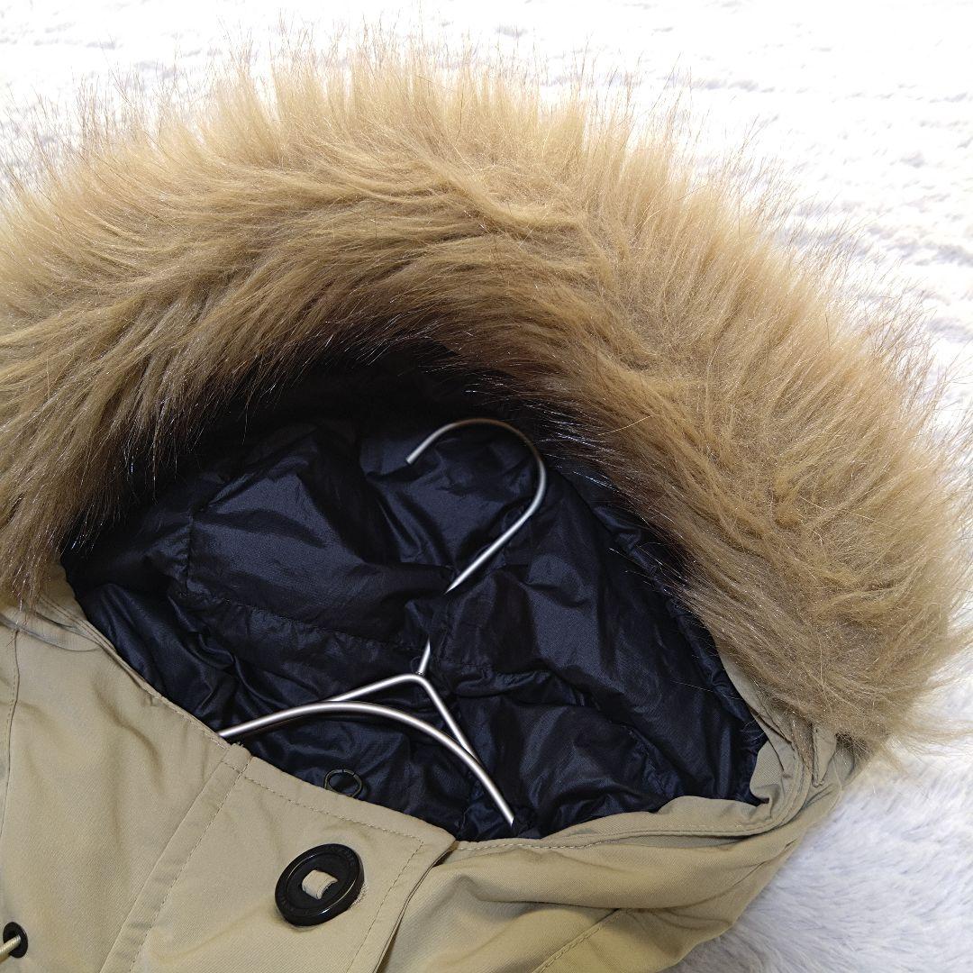 フォックスファイヤー　ALLIED　650FP ダウンジャケット M ベージュ