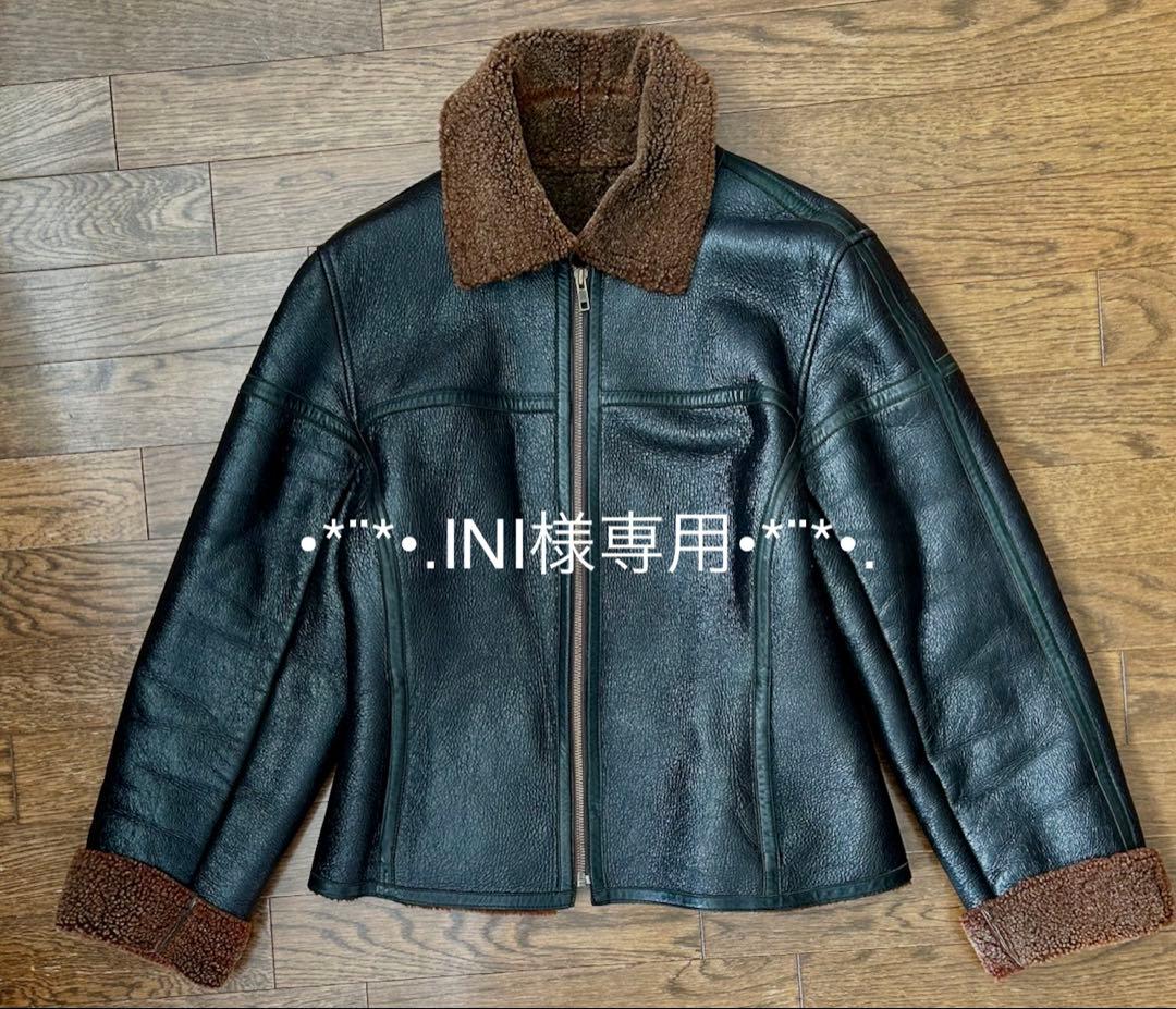 KENZO ケンゾーのフライトジャケット　B-3 ムートン