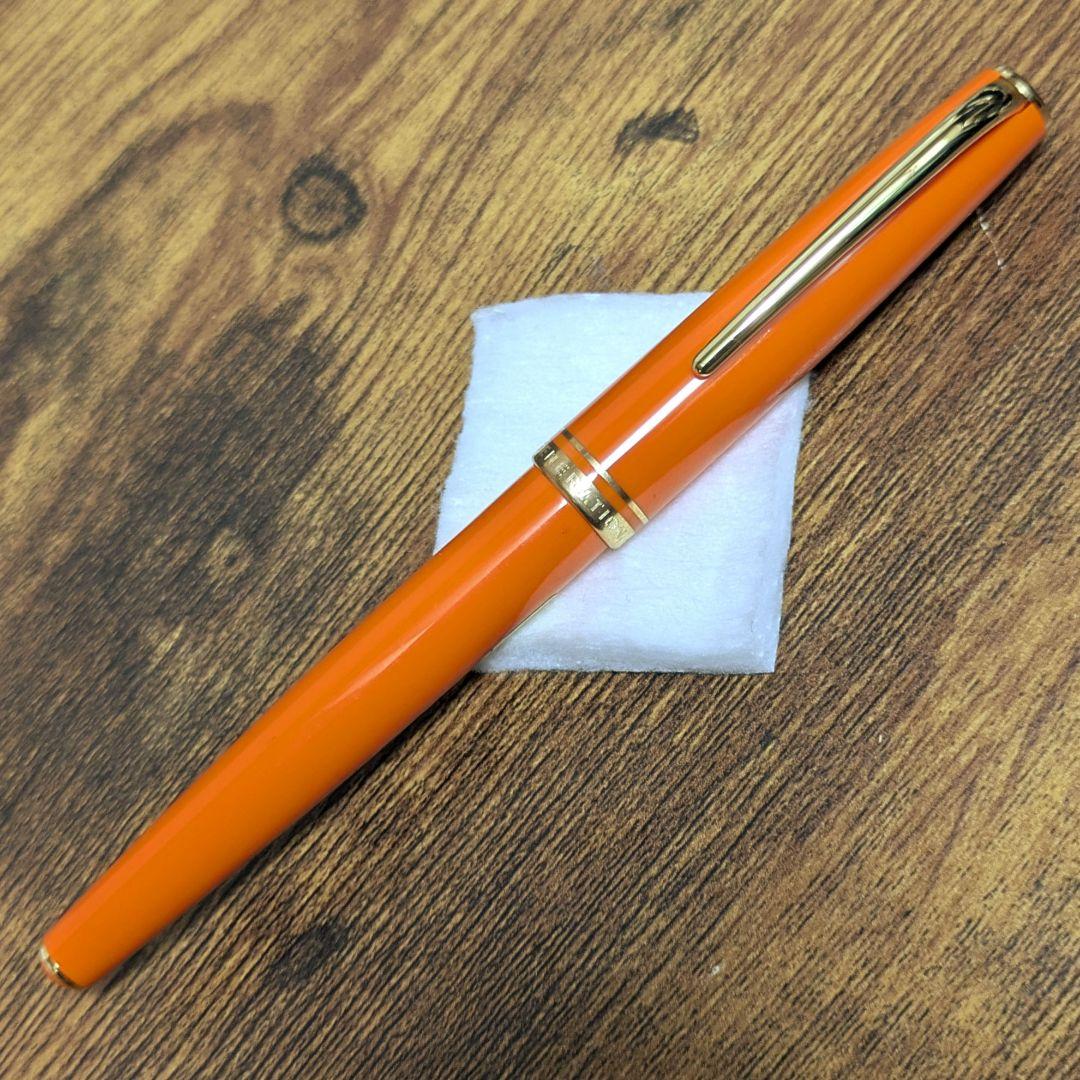 【モンブラン廃版】万年筆 ジェネレーション オレンジ　F字　14K