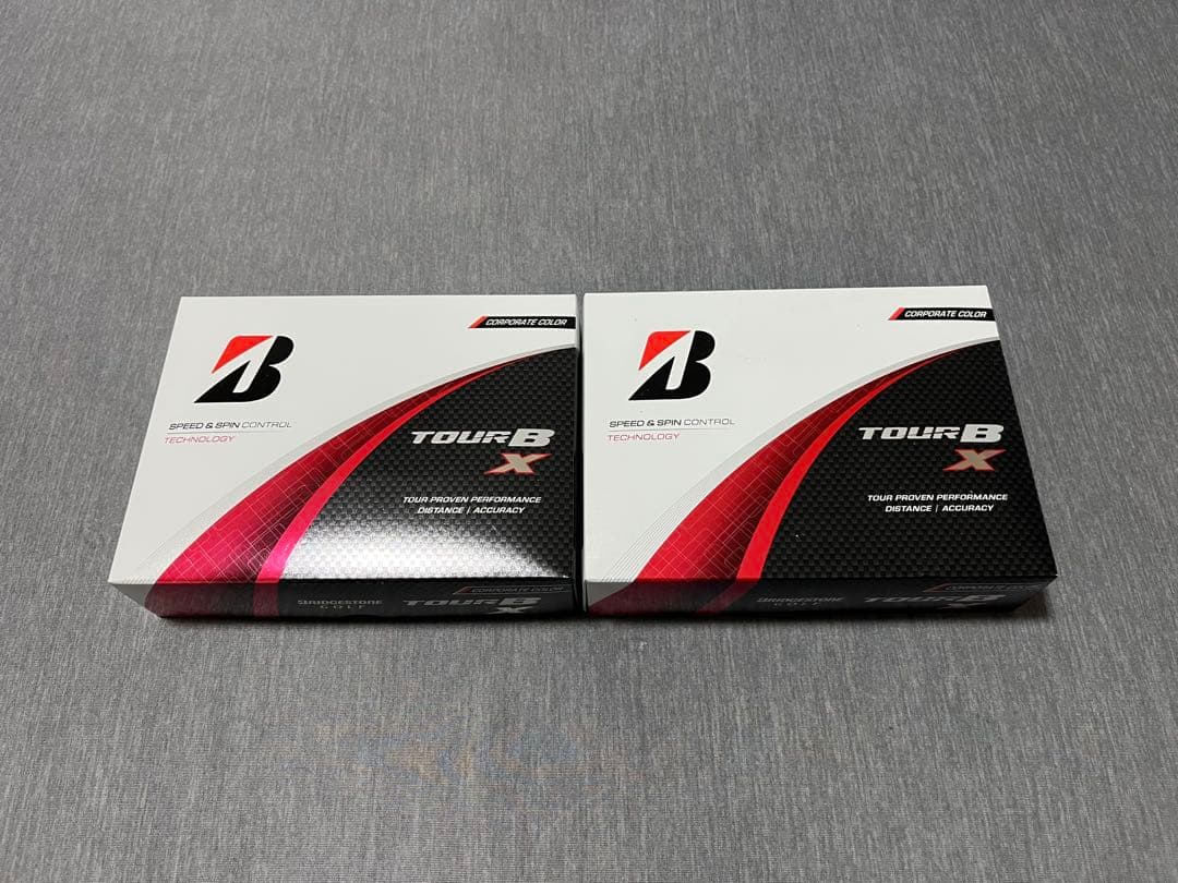 ブリヂストン　ゴルフボール　ツアーBX コーポレートカラー　2ダースセット
