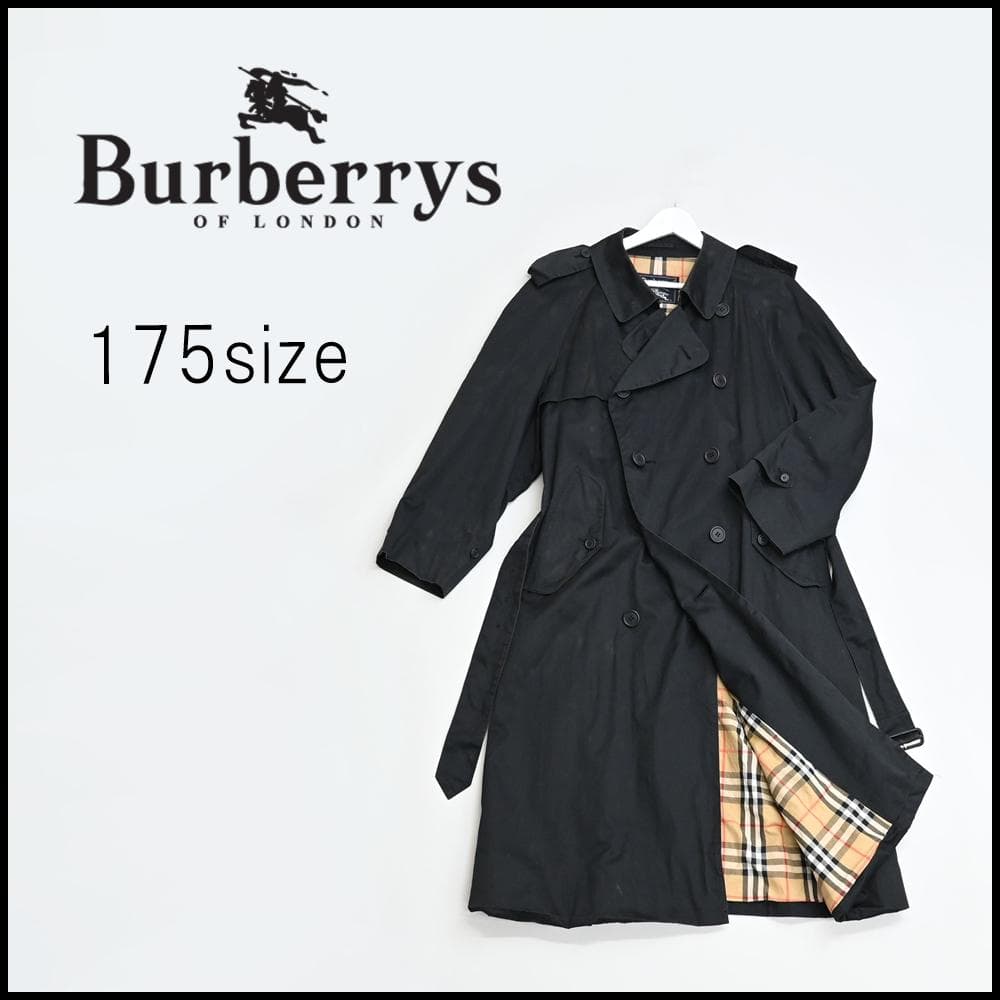 47333★バーバリーズ コート ノバチェック トレンチコート　ノヴァチェック