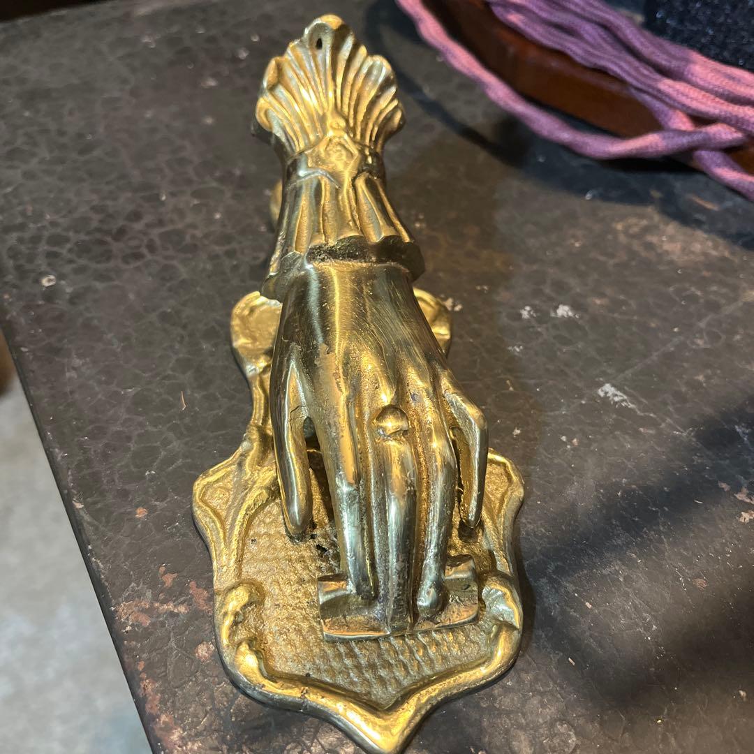 レタークリップ 、真鍮 70's ハンド 古道具 、アンティーク 、ヴィンテージ