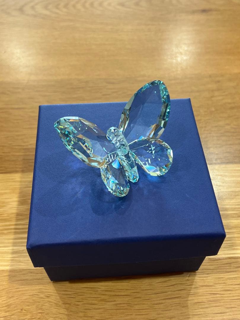 スワロフスキー SWAROVSKI クリスタル 蝶 バタフライ 置物