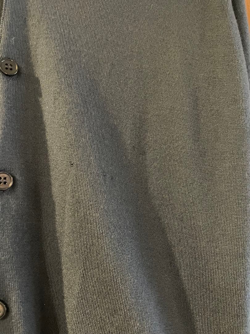 JOHN SMEDLEY ジョンスメドレー　カーディガン　スモーキーブルー