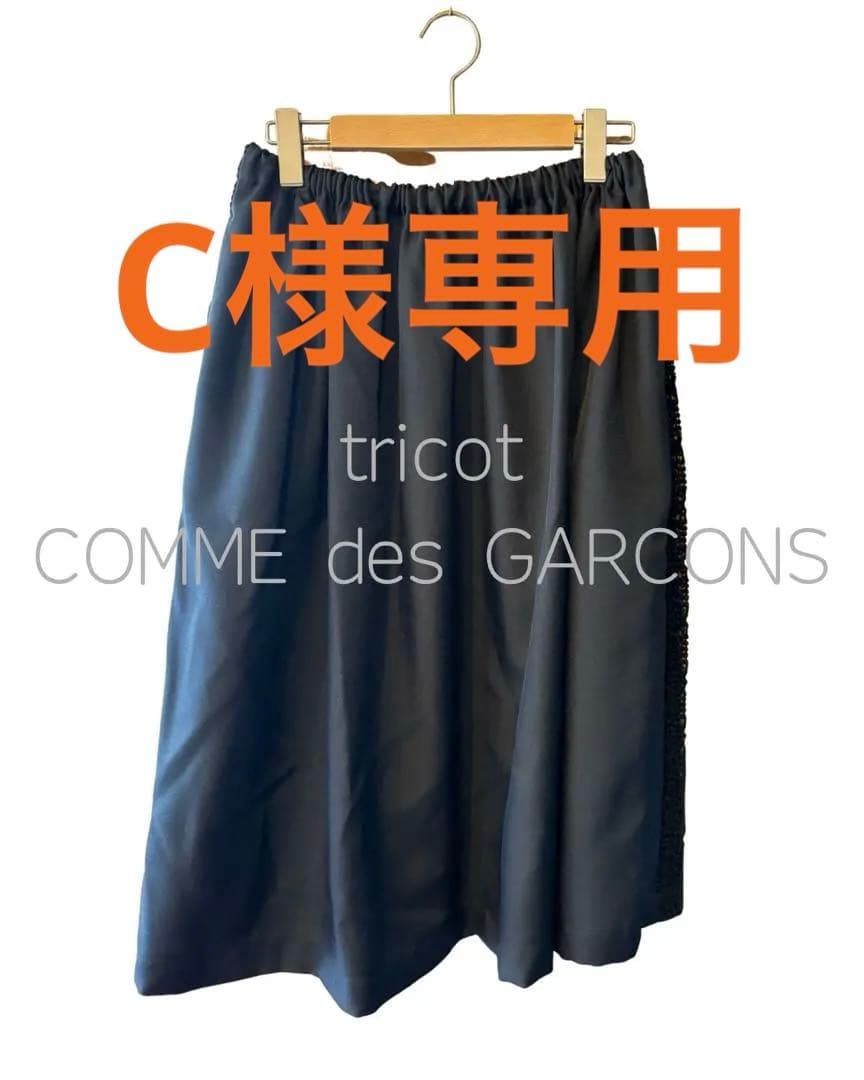 tricot COMME des GARCONS 2015 サイドレーススカート