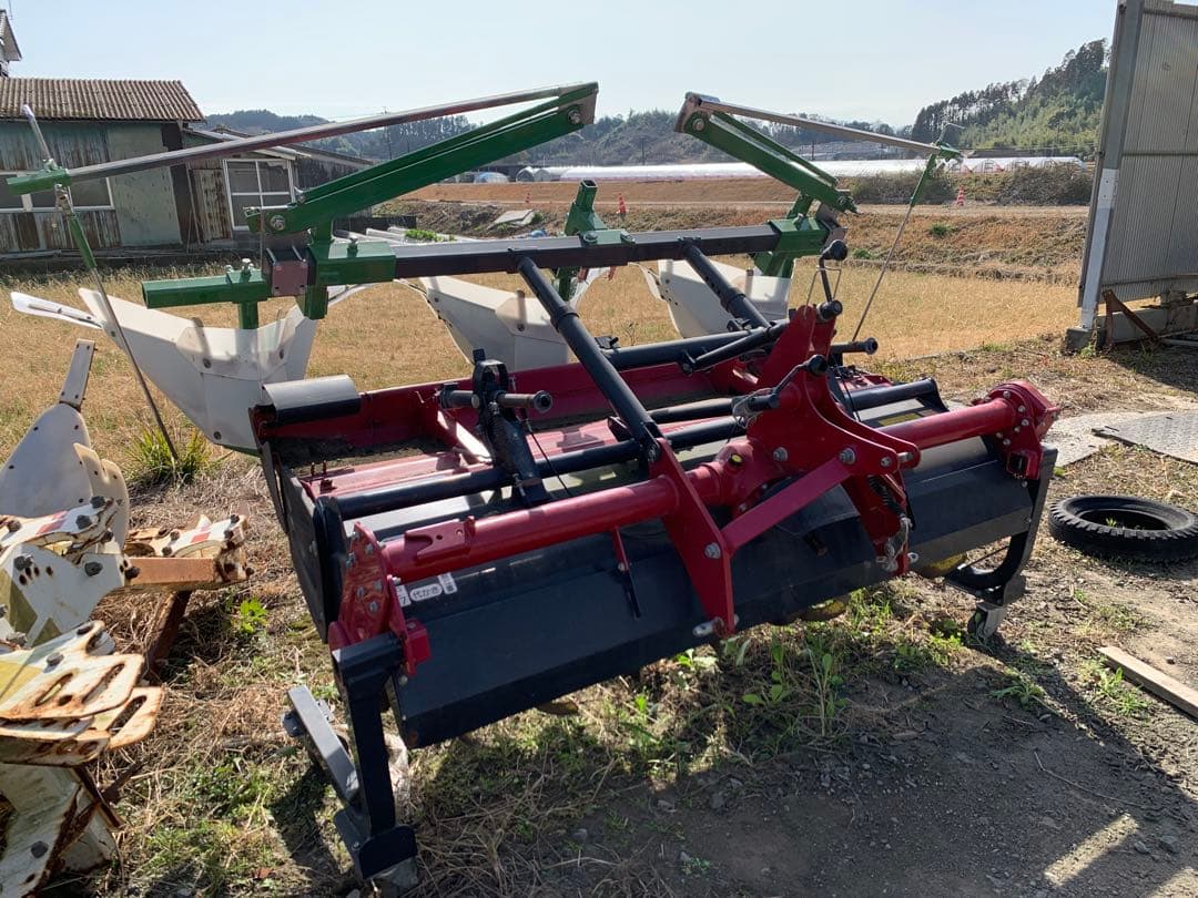 ヤンマーのロータリー耕うん機　EB18 ＋　KYOKUYOアタッチメント