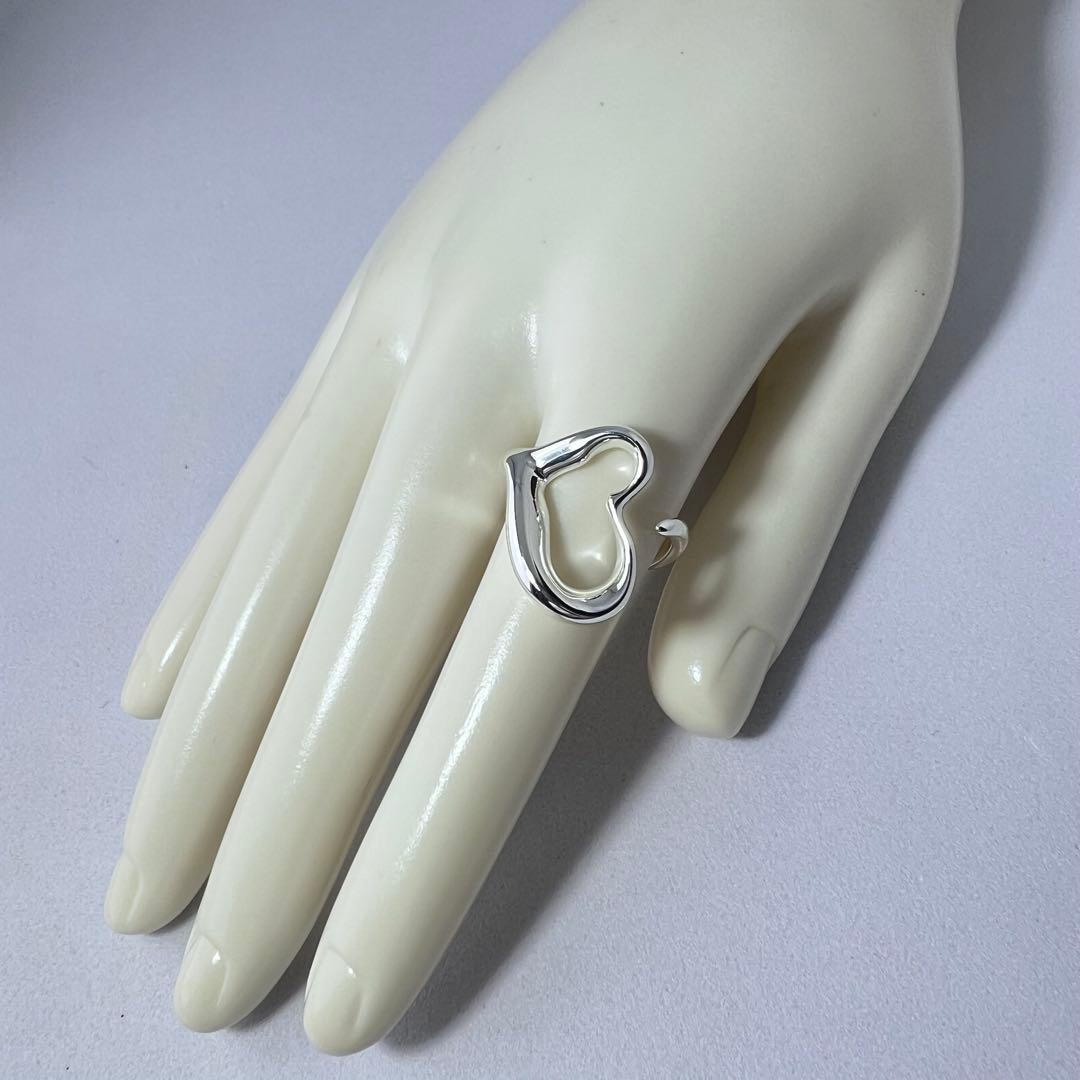 ティファニー　オープンハートリング(ラージ)10号　シルバー925