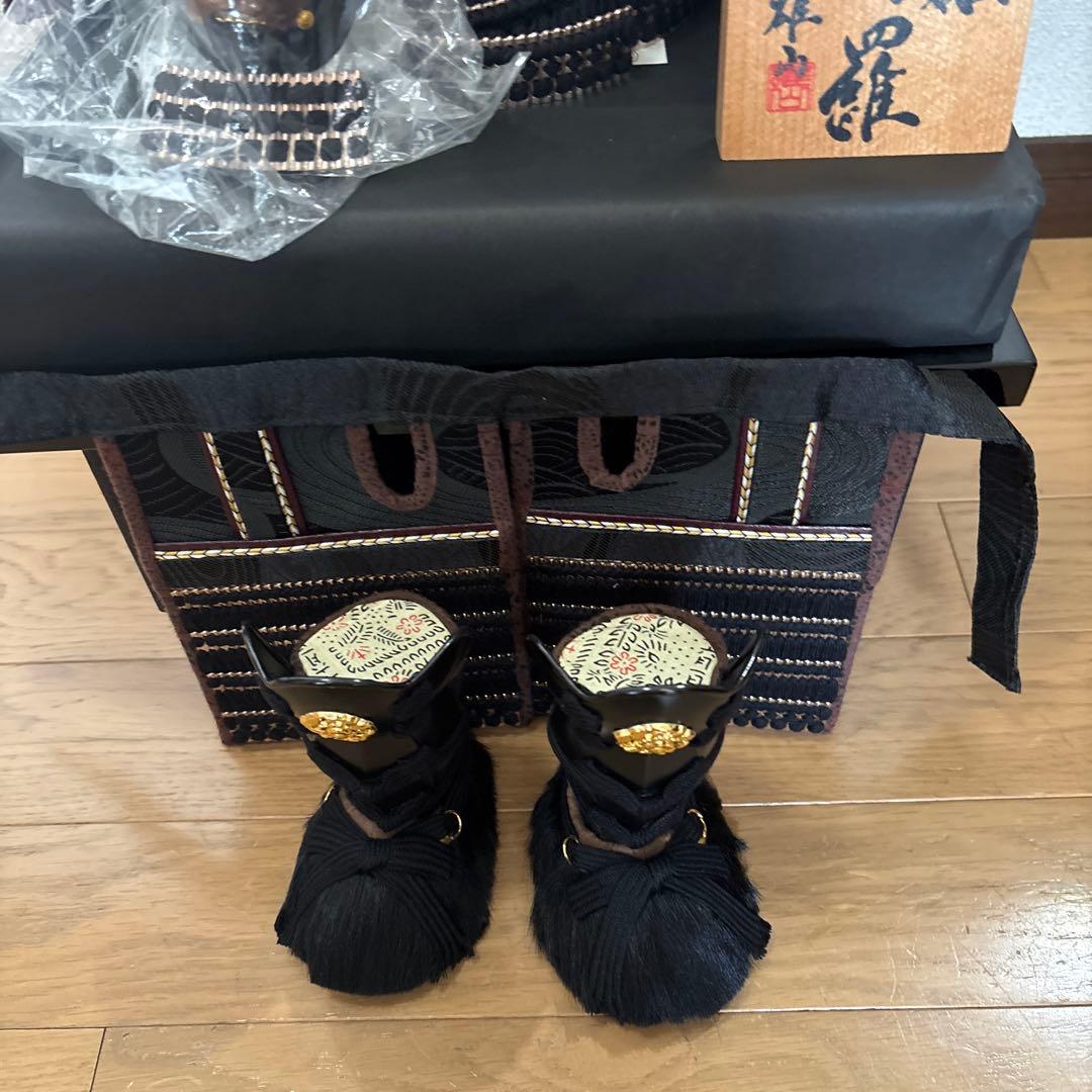 16. 五月人形 婆娑羅 鈴甲子 雄山作 鎧兜