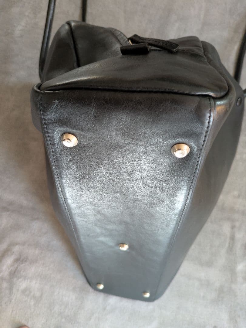 中川政七商店　牛革ボストンバッグ　大