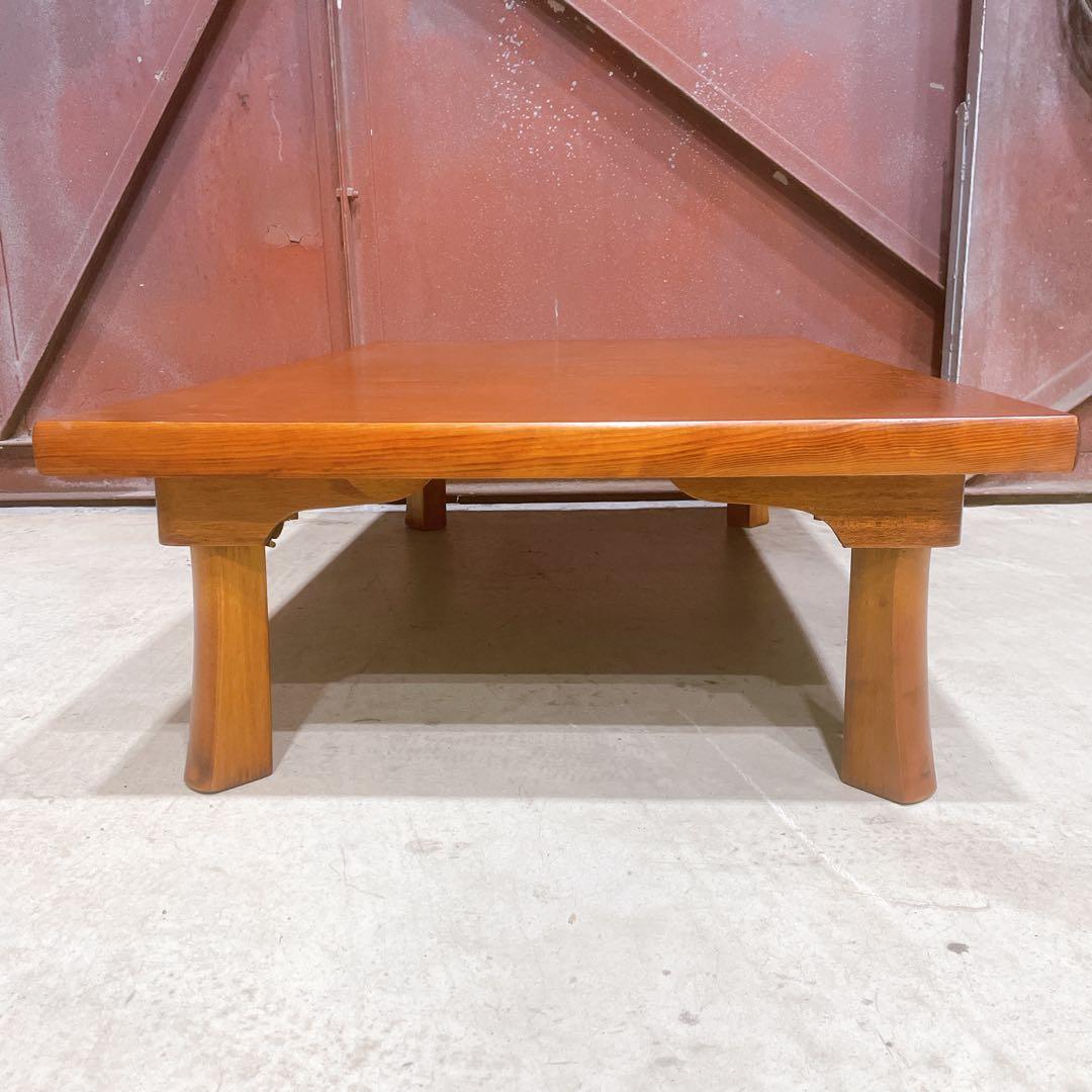 【美品②】高級 折り畳み座卓 昭和レトロ アンティーク 職人手作り ちゃぶ台