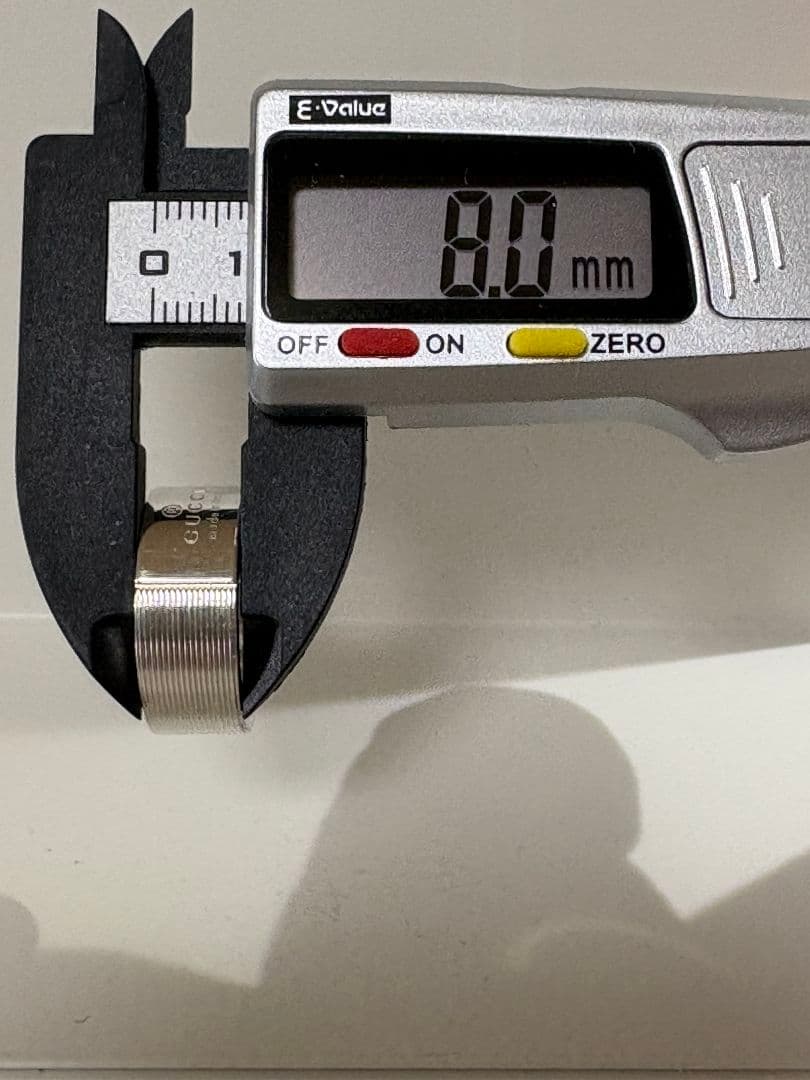 GUCCI ブランデッドG ロゴリング 刻印サイズ:13号【箱/ポーチ付】