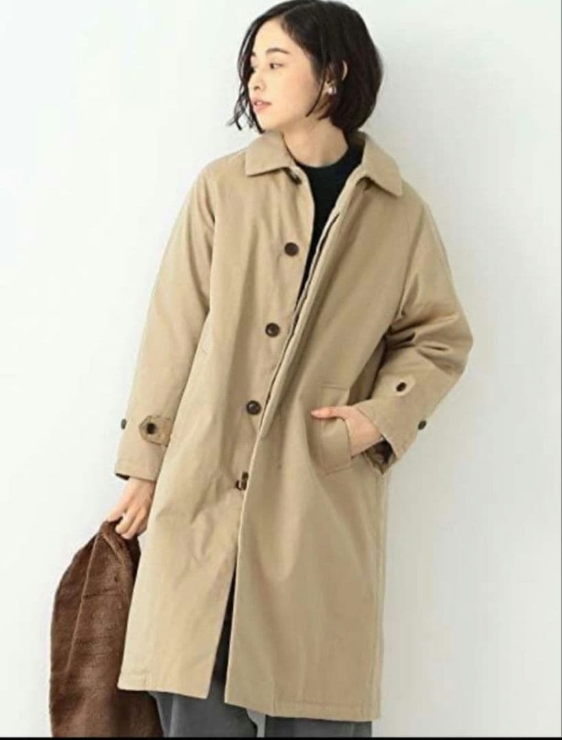 ビームスボーイ　サーモ中綿ステンコート