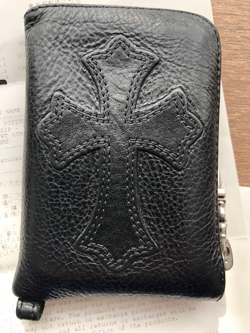 クロムハーツ TINY ZIP タイニージップ セメタリー クロス 財布